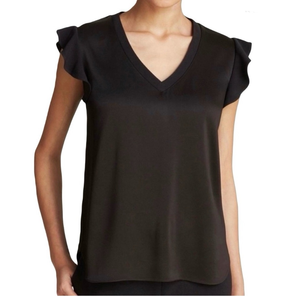 Kate Spade Black V-Neck Top